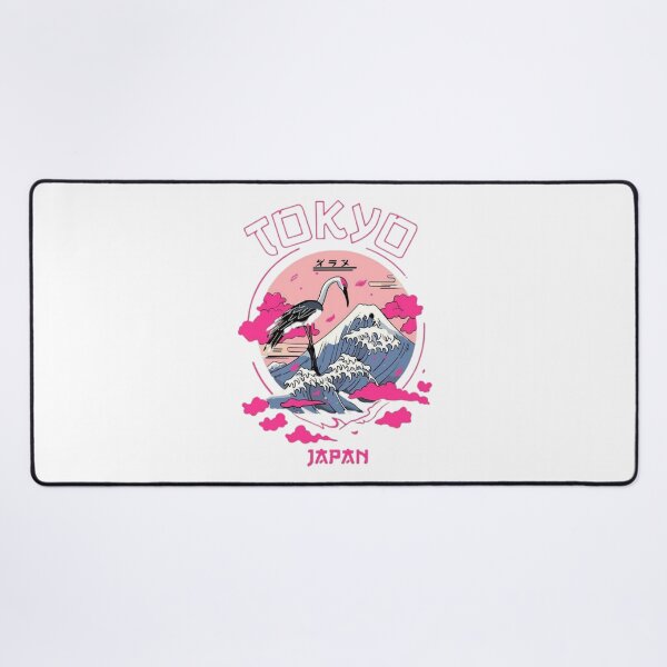 Item preview, Tokyo Japan Sakura Crane Vintage Japanese Aesthetic Art Retro Mount Fuji Graphic designed and sold by ZyloPrints.