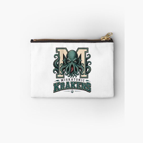Item preview, Miskatonic Krakens Varsity Sports Logo Cthulhu Mythos Mascot designed and sold by Fenay Designs.