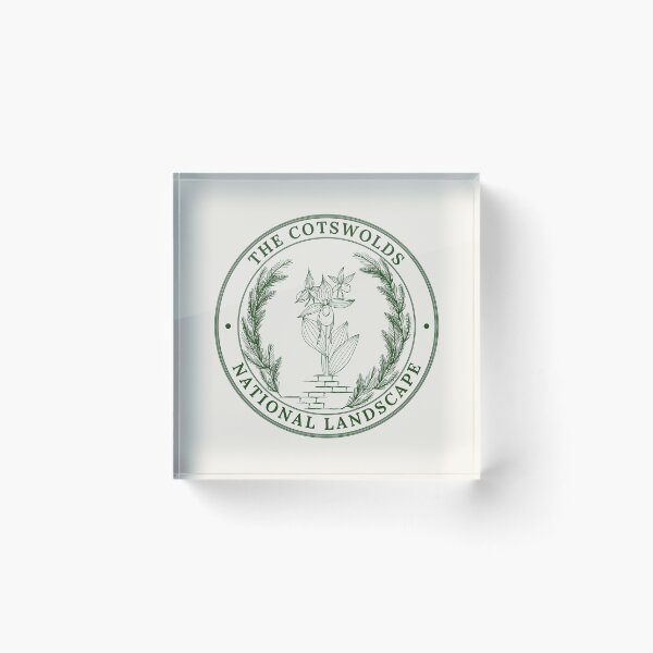 Item preview, The Cotswolds Wanderer Vintage Hand Drawn English Cottage Badge designed and sold by Digital-Thought.