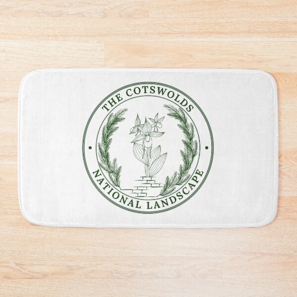 Item preview, The Cotswolds Wanderer Vintage Hand Drawn English Cottage Badge designed and sold by Digital-Thought.