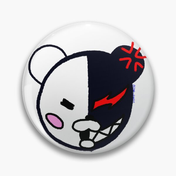 Item preview, monokuma sticker designed and sold by Smolfry's stop.