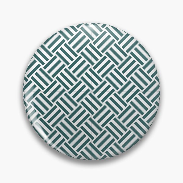 Item preview, White and Teal basket weave designed and sold by pattern-archive.