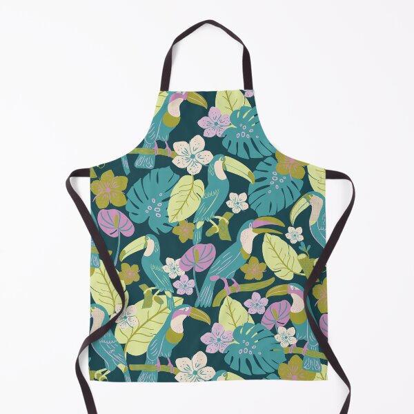 Item preview, Tropical Summer Toucan Birds in Trees designed and sold by aneladesigns.