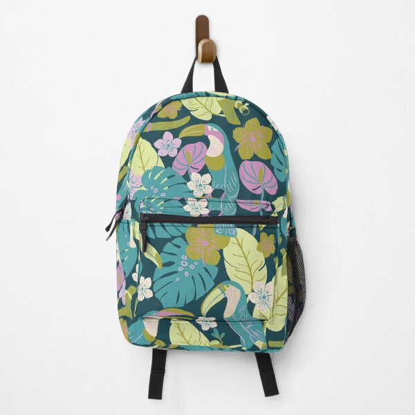 Item preview, Tropical Summer Toucan Birds in Trees designed and sold by aneladesigns.