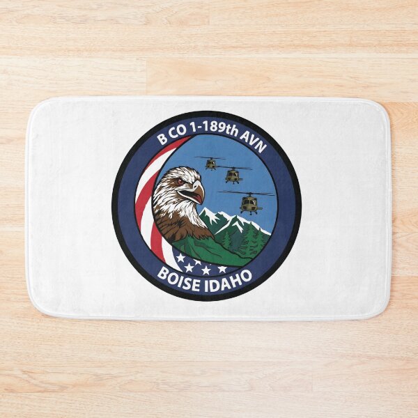 Item preview, B Company, 1st Battalion, 189th Aviation Regiment (Boise, Idaho) Military Patch designed and sold by CharlieDesings.
