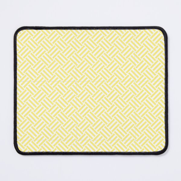 Item preview, White and Yellow basket weave designed and sold by pattern-archive.