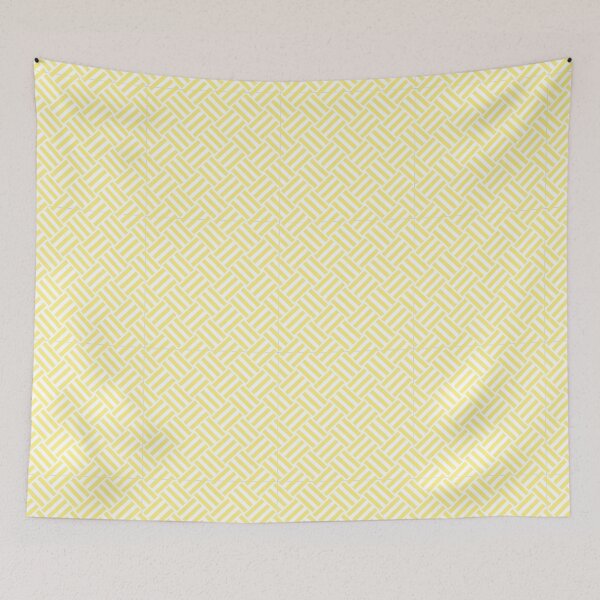 Item preview, White and Yellow basket weave designed and sold by pattern-archive.