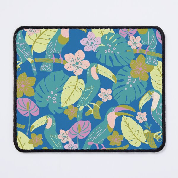Item preview, Tropical Summer Toucan Birds in Trees designed and sold by aneladesigns.