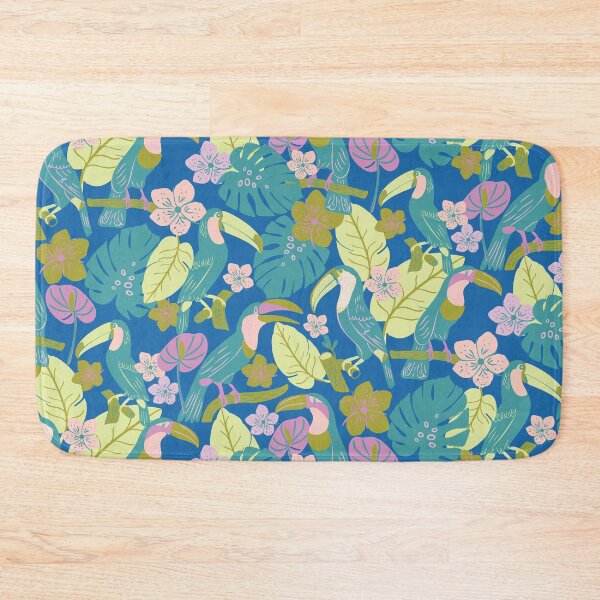 Item preview, Tropical Summer Toucan Birds in Trees designed and sold by aneladesigns.