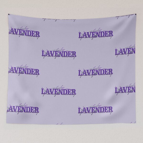 Item preview, Lavender purple flowers 2 designed and sold by RedPoppyStudio.