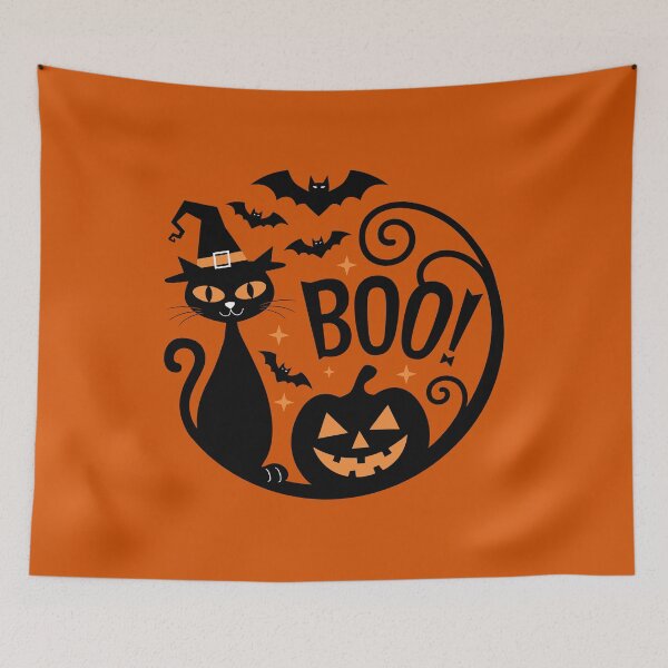 Item preview, funny Halloween retro black cat mom Spooky gift designed and sold by Amzkao.