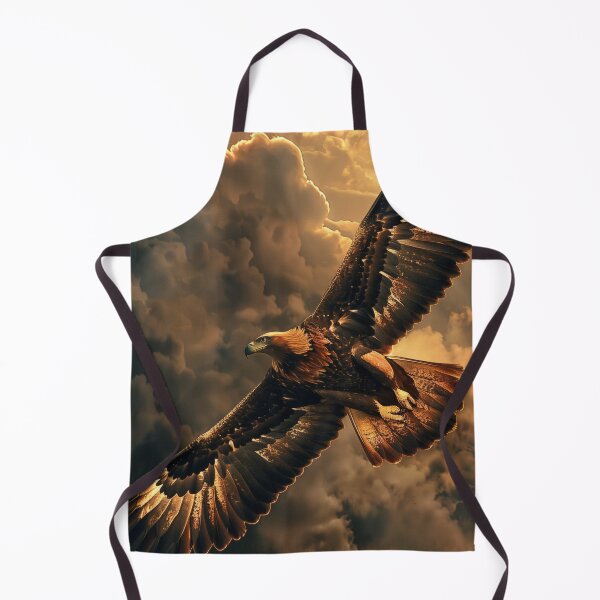 Item preview, Eagle Through Golden Storm Clouds designed and sold by QuantumDrift.