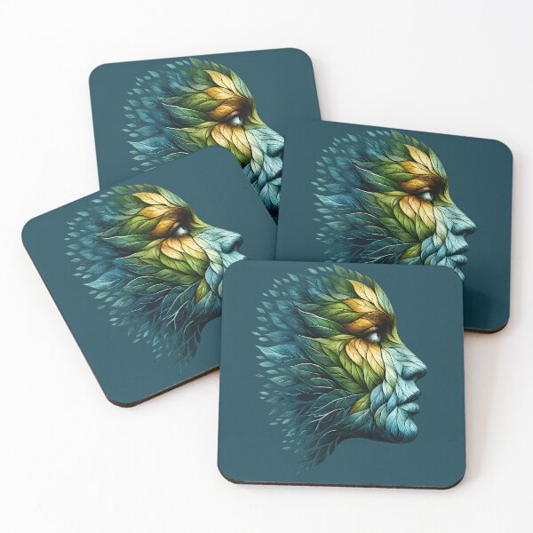 Item preview, Forest Spirit Leaf Face designed and sold by Ambroa Stuff.
