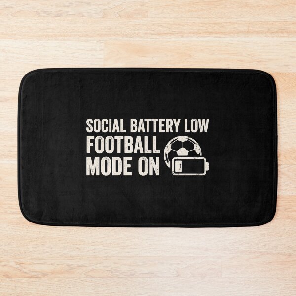 Item preview, Funny Soccer Battery Low Introvert Art JUN-287 designed and sold by noberic.