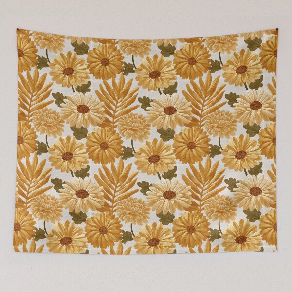 Item preview, Petaled Chrysanthemum Flower - Hawaiian Flower Pattern   - Best Gifts For Dad designed and sold by RoyalStarsPatts.