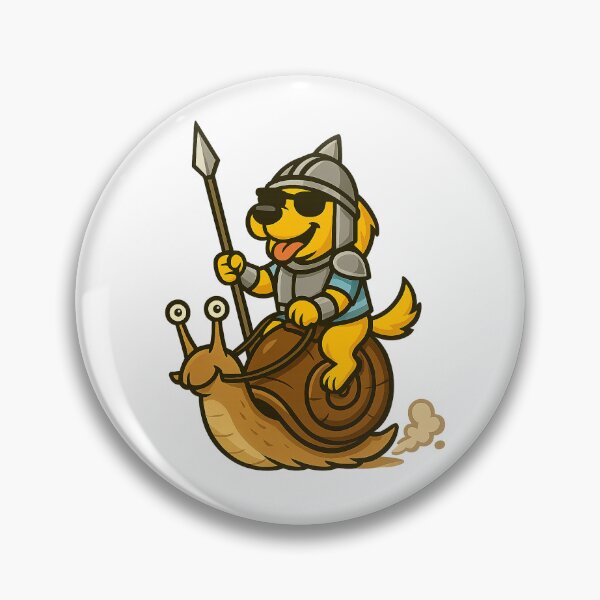 Item preview, Snail Knight Napkin designed and sold by NapkinStuff.