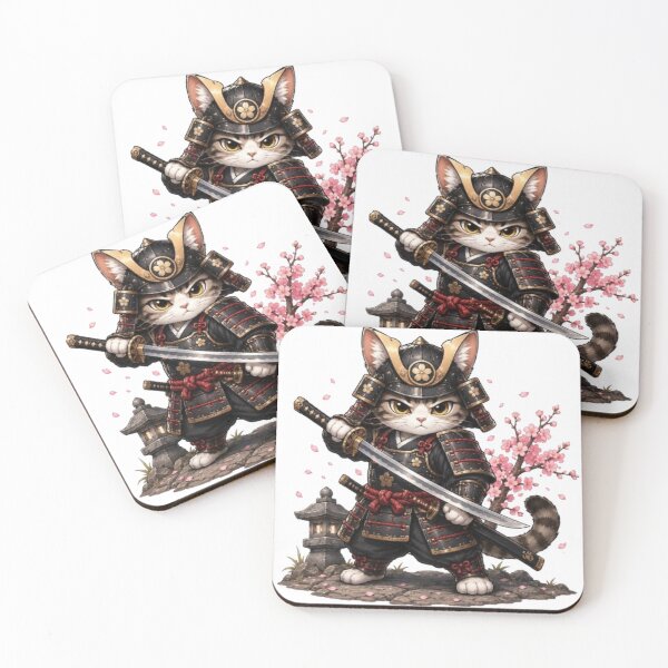 Item preview, Samurai Cat designed and sold by Pond21.