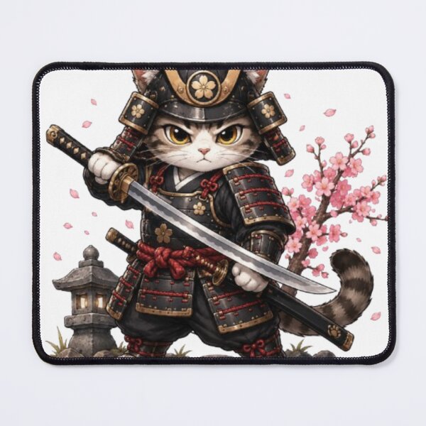 Item preview, Samurai Cat designed and sold by Pond21.