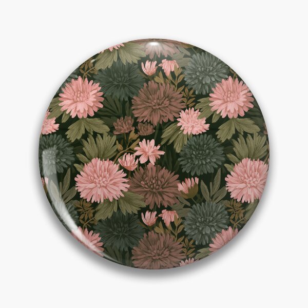Item preview, Fresh Chrysanthemum Flower - Tropical Flower Pattern   - Birthday Gift For Wife designed and sold by RoyalStarsPatts.