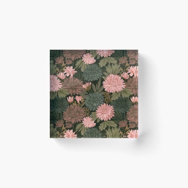 Item preview, Fresh Chrysanthemum Flower - Tropical Flower Pattern   - Birthday Gift For Wife designed and sold by RoyalStarsPatts.