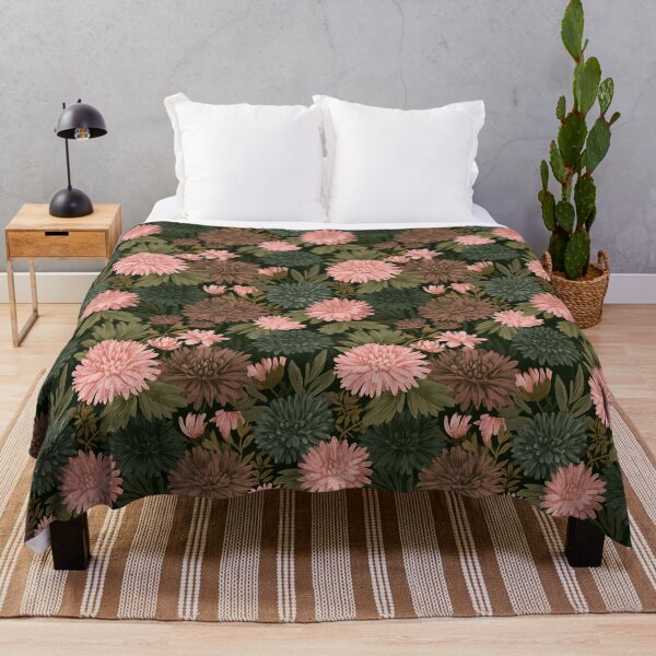Item preview, Fresh Chrysanthemum Flower - Tropical Flower Pattern   - Birthday Gift For Wife designed and sold by RoyalStarsPatts.