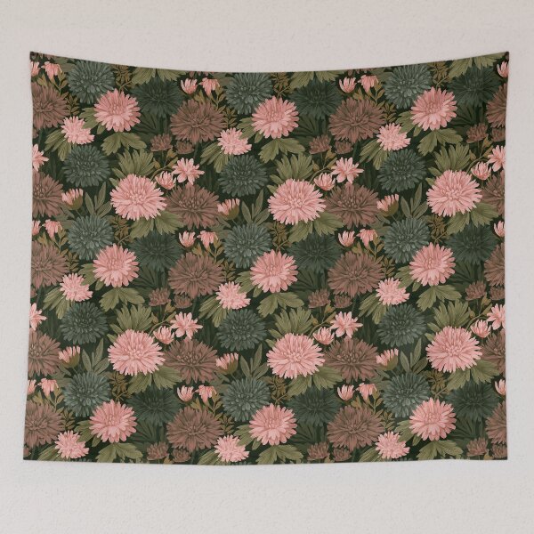 Item preview, Fresh Chrysanthemum Flower - Tropical Flower Pattern   - Birthday Gift For Wife designed and sold by RoyalStarsPatts.