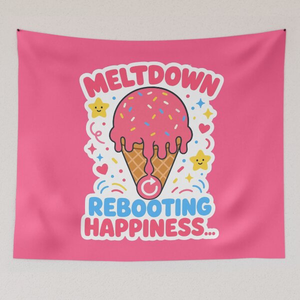 Item preview, Meltdown Rebooting Happiness designed and sold by xmoudx.