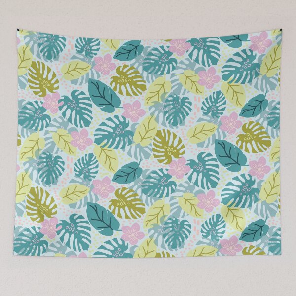 Item preview, Tropical Summer Vibe Monstera leaves designed and sold by aneladesigns.