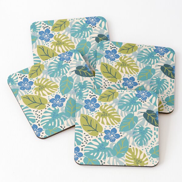 Item preview, Tropical Summer Vibe Monstera leaves designed and sold by aneladesigns.