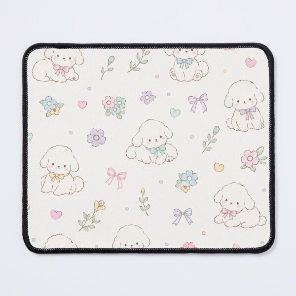 Item preview, Cute Pastel Poodle Puppy Pattern designed and sold by 0606PM.