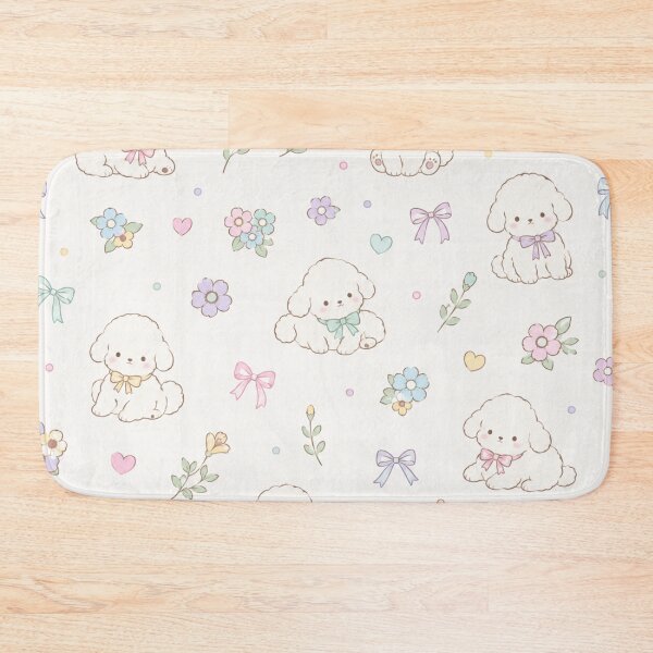 Item preview, Cute Pastel Poodle Puppy Pattern designed and sold by 0606PM.