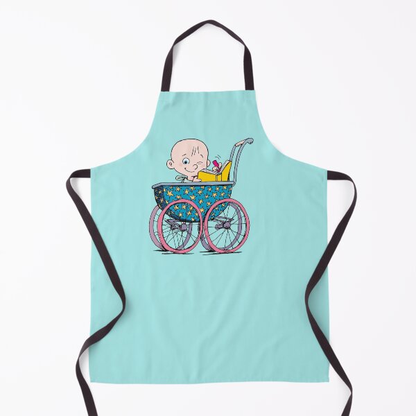 Item preview, little baby boy in a blue stroller with stars is drawing in a notebook designed and sold by duxpavlic.