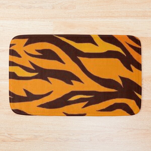 Item preview, Wild Tiger Stripes and Fire Flames Pattern designed and sold by LYAN-STORE.