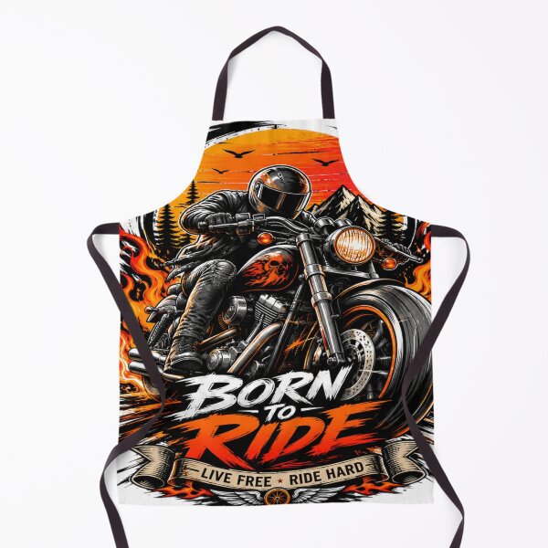Item preview, Born to Ride Motorcycle Rider Vintage Sunset Graphic | Biker Life T-Shirt Design designed and sold by TrendyWearsuits.
