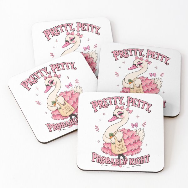 Item preview, Funny Pink Swan Eco Humor designed and sold by Gentlestate.