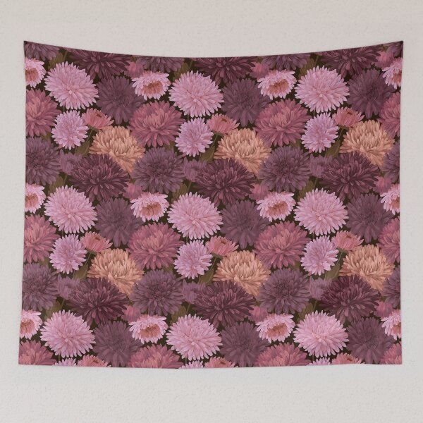 Item preview, Soft Chrysanthemum Floral  - Flower Bouquet Pattern   - Birthday Gifts For Dad designed and sold by RoyalStarsPatts.