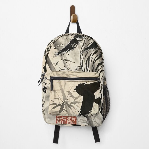 Item preview, Sumie Tiger & Kanji Art - Japanese Calligraphy designed and sold by SakuraJapanArt.