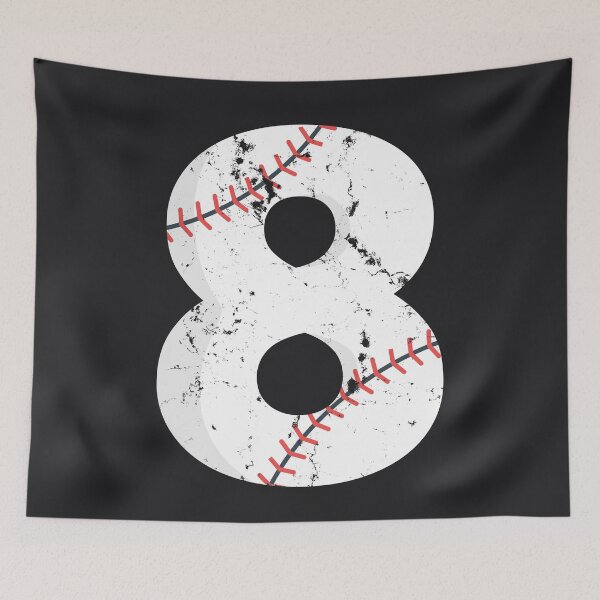 Item preview, 8 Birthday Baseball Vintage Number #8 designed and sold by melsens.