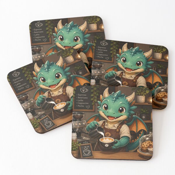 Item preview, Dragon Barista designed and sold by Pond21.