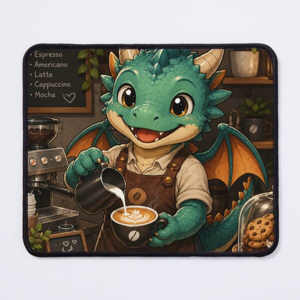 Item preview, Dragon Barista designed and sold by Pond21.