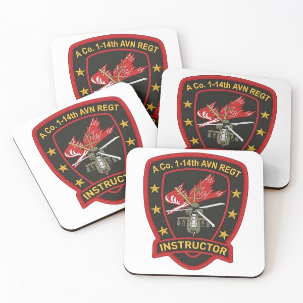 Item preview, A Company, 1st Battalion, 14th Aviation Regiment Instructor Patch designed and sold by CharlieDesings.