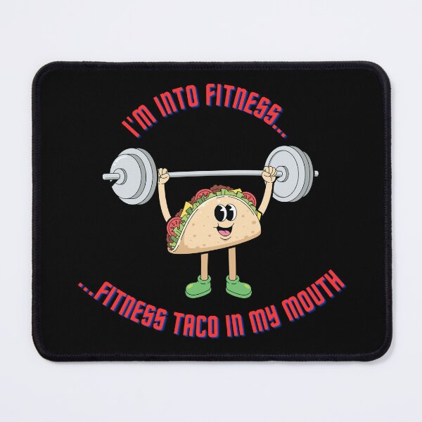 Item preview, I'm Into Fitness Fitness Taco In My Mouth Retro Cartoon designed and sold by Frafri92.