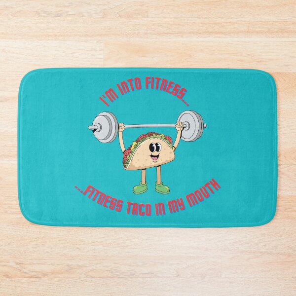 Item preview, I'm Into Fitness Fitness Taco In My Mouth Retro Cartoon designed and sold by Frafri92.