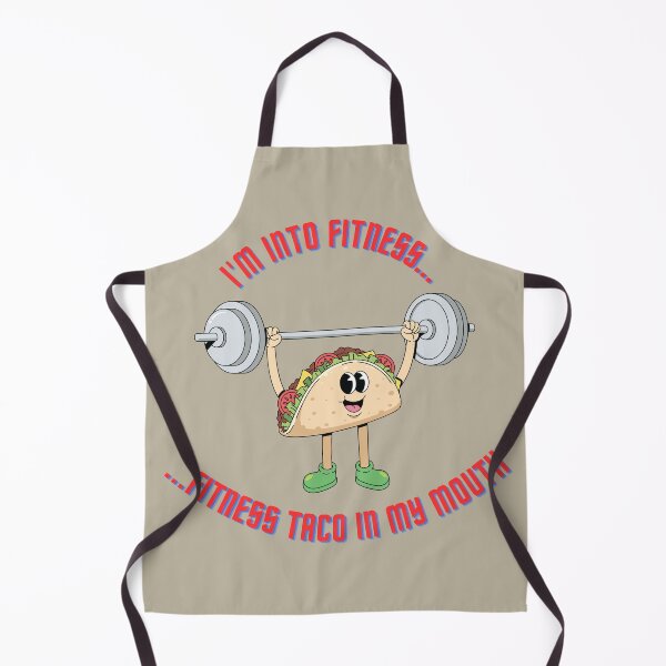 Item preview, I'm Into Fitness Fitness Taco In My Mouth Retro Cartoon designed and sold by Frafri92.