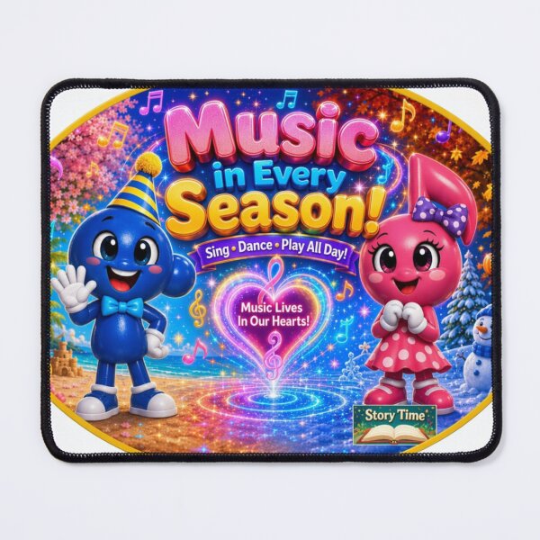 Item preview, round and round Music in Every Season: Sing Along with PipyPink & BippyBlue! designed and sold by zillyx.