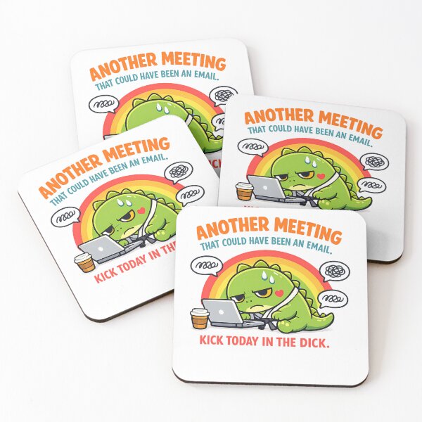 Item preview, Funny Dinosaur Office Humor Meeting Meme Design⁠ designed and sold by MIROUZ2000.