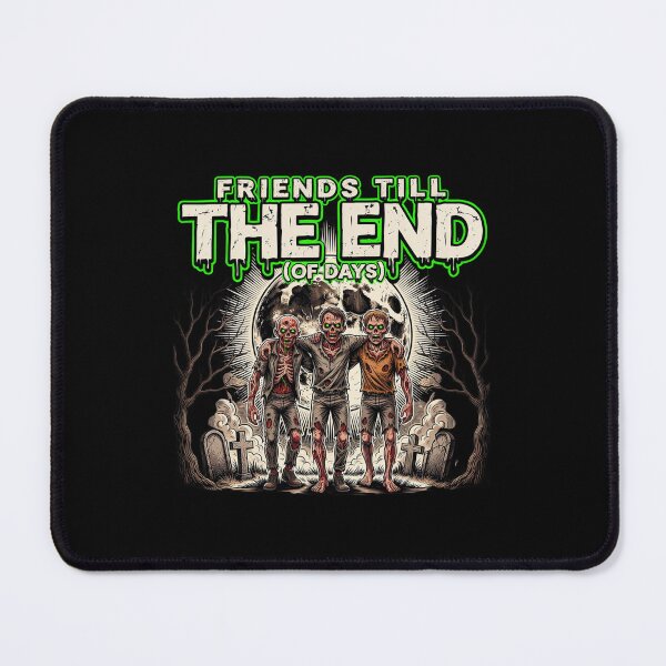 Item preview, Friends Till the End, Zombie Squad Cemetery Vintage Horror designed and sold by CryptReel.