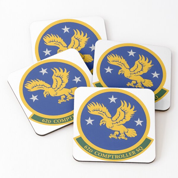 Item preview, USAF 62nd Comptroller Squadron Emblem designed and sold by CharlieDesings.