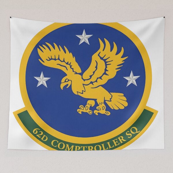Item preview, USAF 62nd Comptroller Squadron Emblem designed and sold by CharlieDesings.