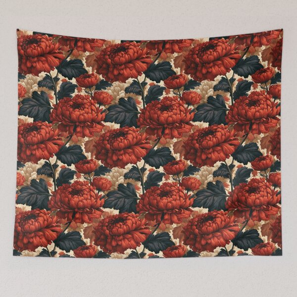 Item preview, Chic Chrysanthemum Texture - Hawaiian Flower Pattern - Retirement Gifts for Wife designed and sold by RoyalStarsPatts.